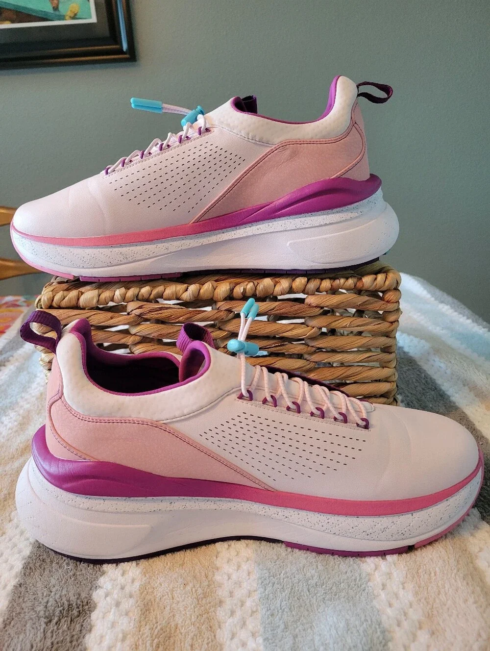 Clove Forte Sneakers Shoes Light Pink / Violet / White Women's 12.5 / Men's 11